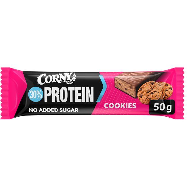 Eroski Barrita proteína sabor cookies 0% azúcares añadidos CORNY 50 g