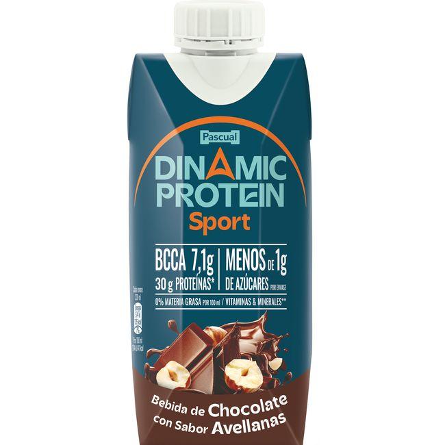 Eroski Batido proteico sport de chocolate DINAMIC brik 330 ml