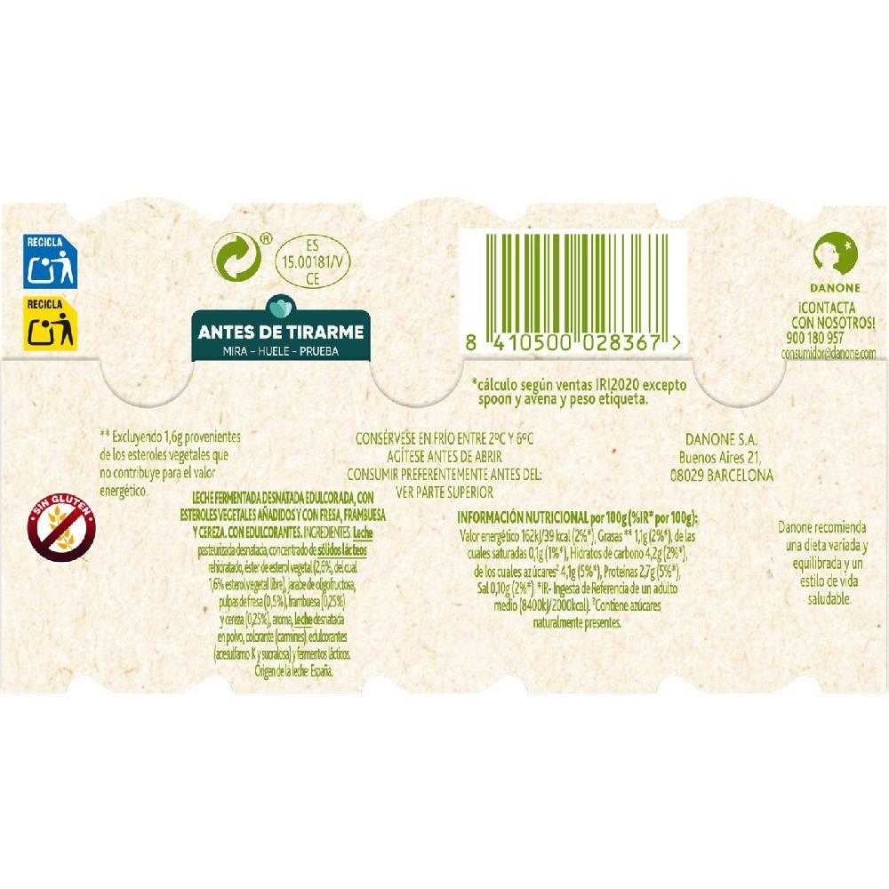 Eroski Bebible De Frutos Rojos DANACOL Pack 6x100 G