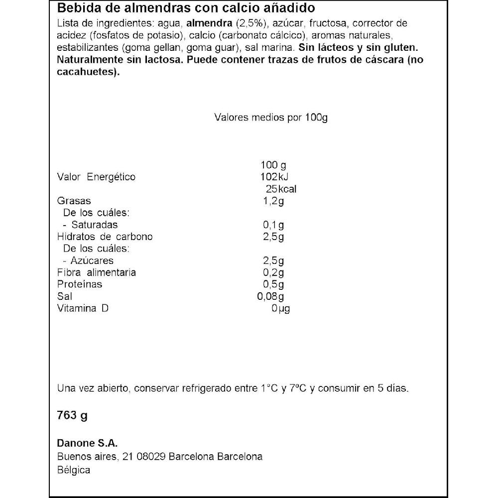 Eroski Bebida De Almendras Barista ALPRO Brik 750 Ml