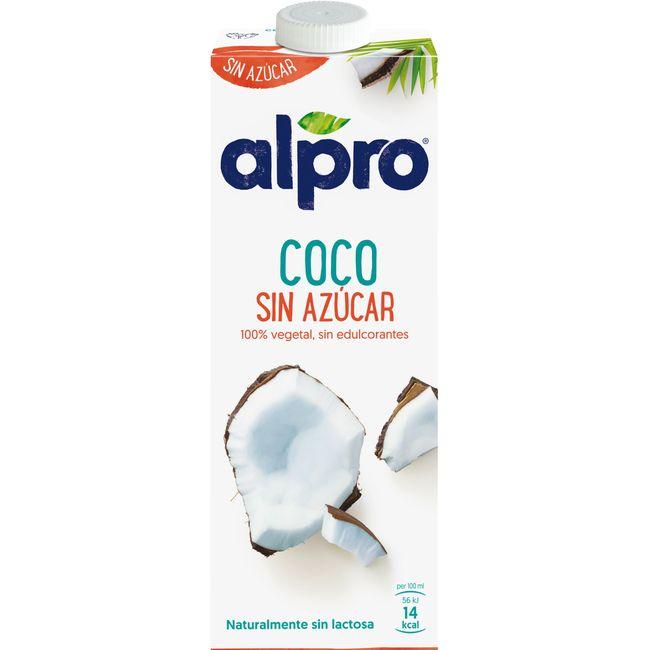 Eroski Bebida de coco sin azúcares añadidos ALPRO brik 1 litro