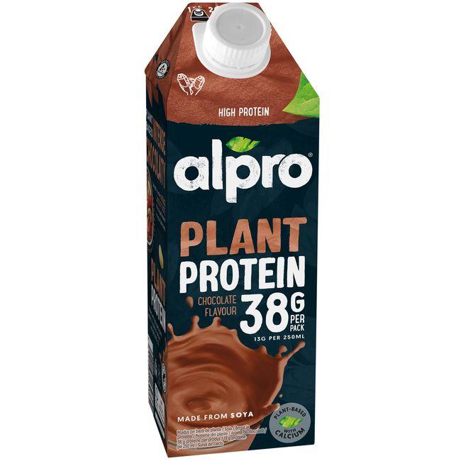 Eroski Bebida de soja chocolateada con proteínas ALPRO brik 750 ml