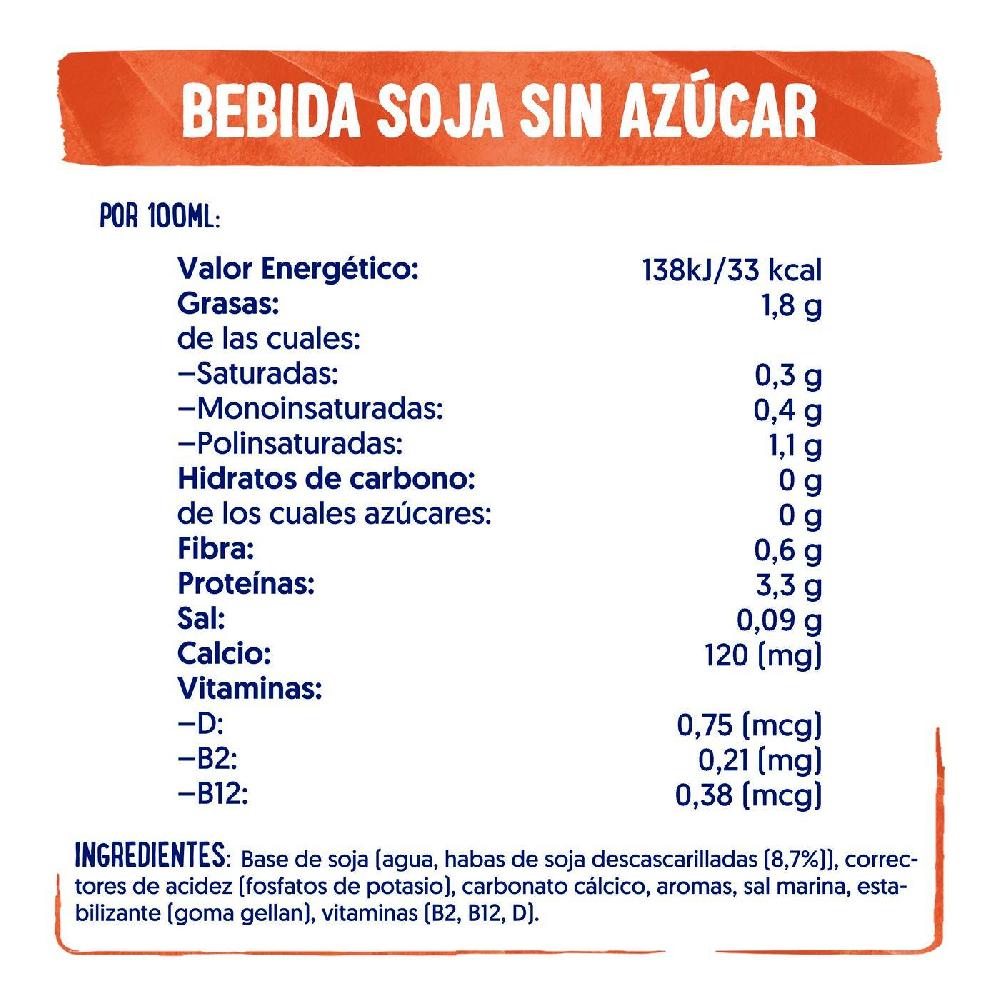 Eroski Bebida De Soja Sin Azucares Añadidos ALPRO Brik 1 Litro