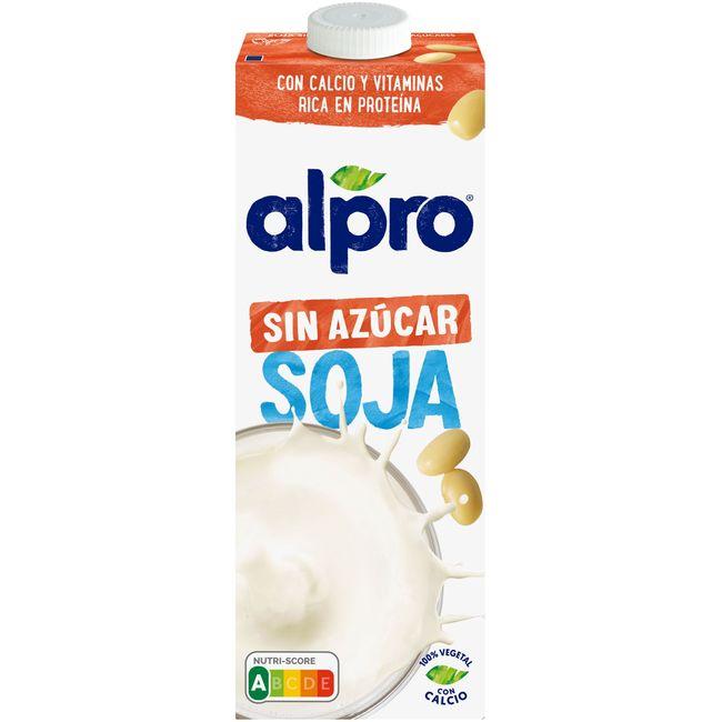 Eroski Bebida de soja sin azucares añadidos ALPRO brik 1 litro