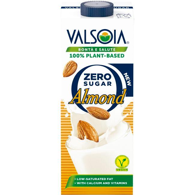 Eroski Bebida vegetal de almendra sin azúcar VALSOIA brik 1 litro