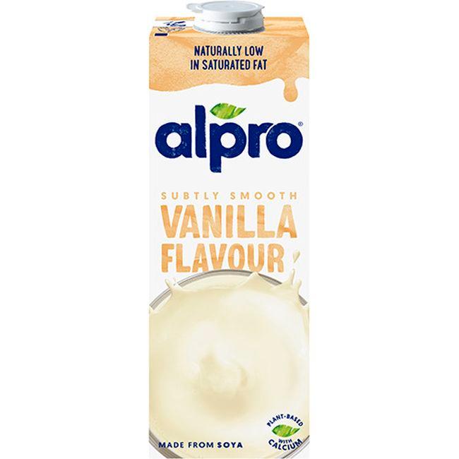 Eroski Bebida vegetal de soja sabor vainilla ALPRO brik 1 litro