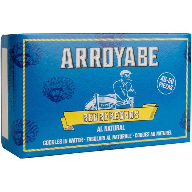 Eroski Berberechos al natural 40/50 piezas ARROYABE lata 63 g