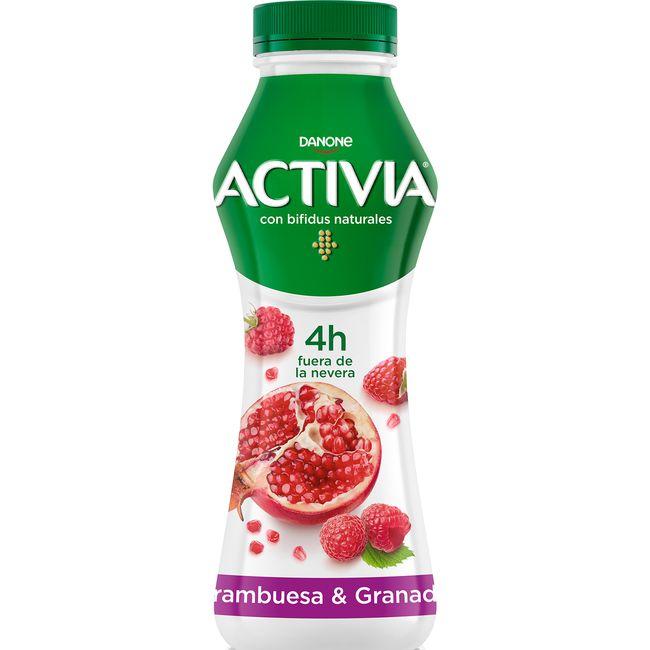 Eroski Bifidus Activia líquido granada-frambuesa DANONE botella 280 g