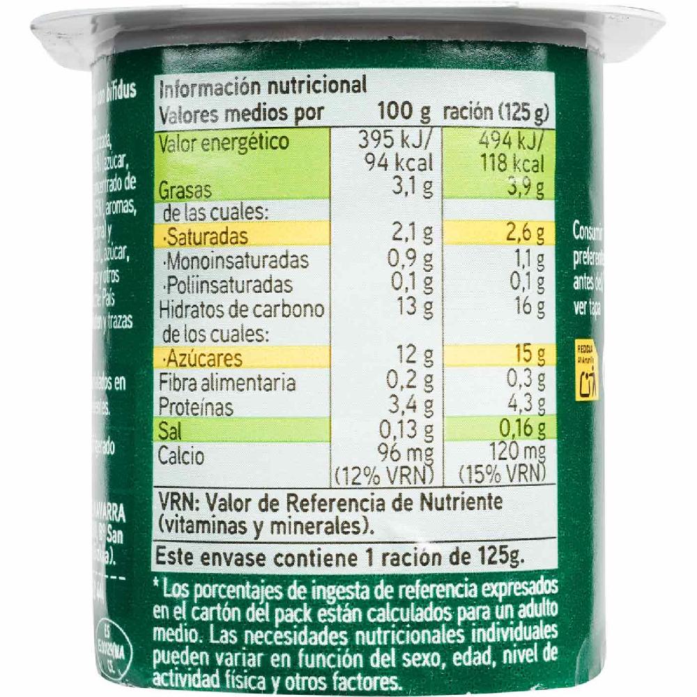 Eroski Bífidus Con Frutas Del Bosque País Vasco EROSKI Pack 4x125 G