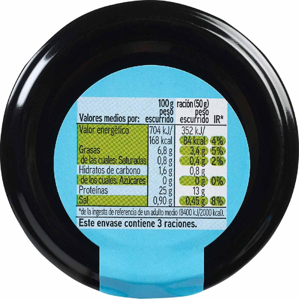 Eroski Bonito Del Norte Al Natural EROSKI Frasco 150 G