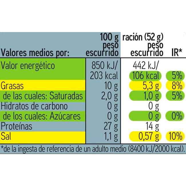 Eroski Bonito En Aceite De Oliva EROSKI Frasco 220 G