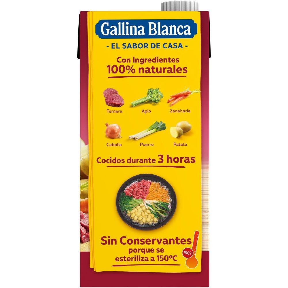 Eroski Caldo Casero De Carne GALLINA BLANCA Brik 1 Litro