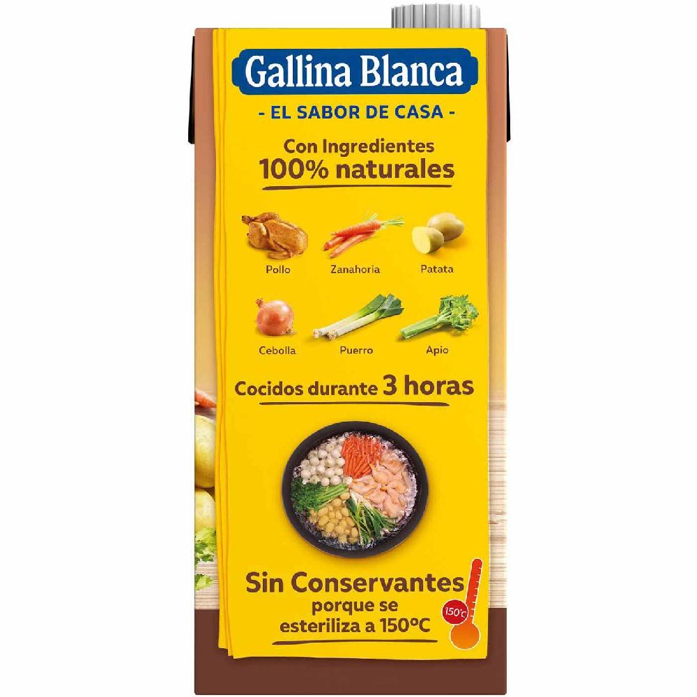 Eroski Caldo Casero De Pollo GALLINA BLANCA Brik 1 Litro