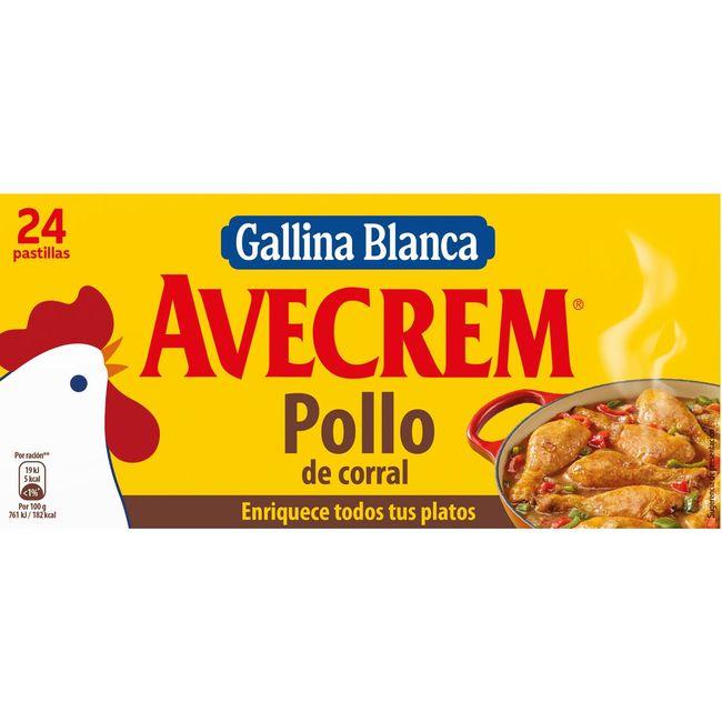 Eroski Caldo de pollo AVECREM 24 pastillas caja 240 g