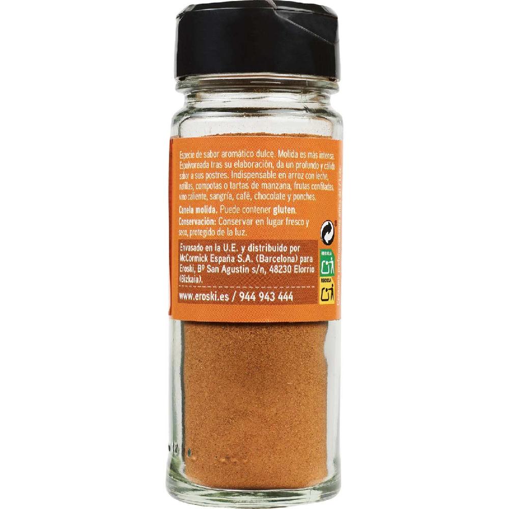 Eroski Canela Molida Para Sazonar EROSKI Frasco 47 G