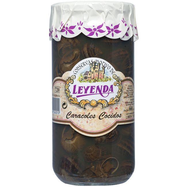 Eroski Caracoles extra al natural LEYENDA frasco 280 g