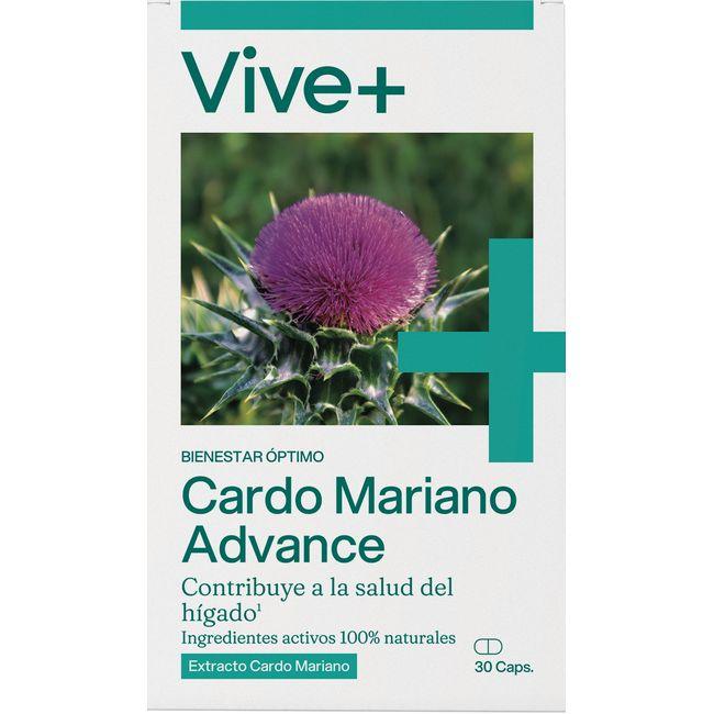 Eroski Cardo mariano advance vegetal VIVE+ caja 30 uds