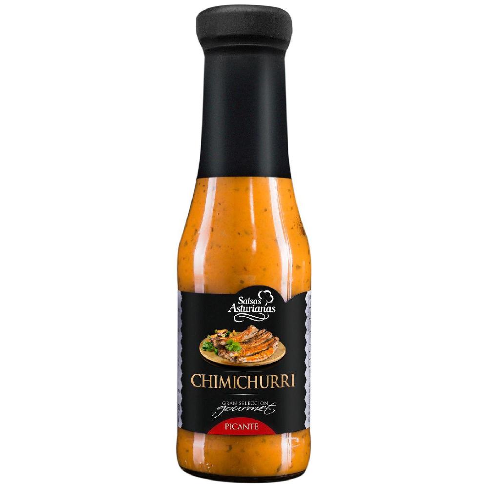 Eroski Chimichurri picante SALSAS ASTURIANAS frasco 295 g