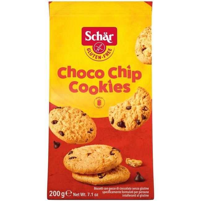 Eroski Choco chip cookies sin gluten SCHAR paquete 200 g