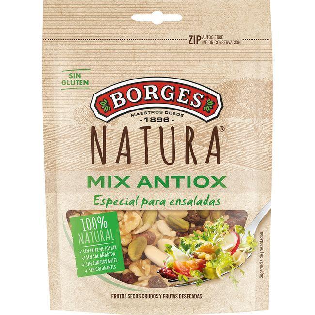 Eroski Cocktail de f.secos- fruta desecada BORGES Natura bolsa 130 g