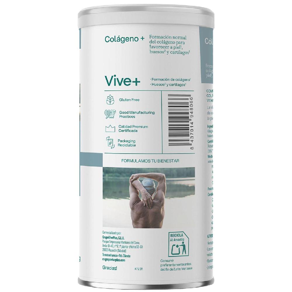 Eroski Colágeno-magnesio-ácido Hialurónico VIVE+ Lata 200 G