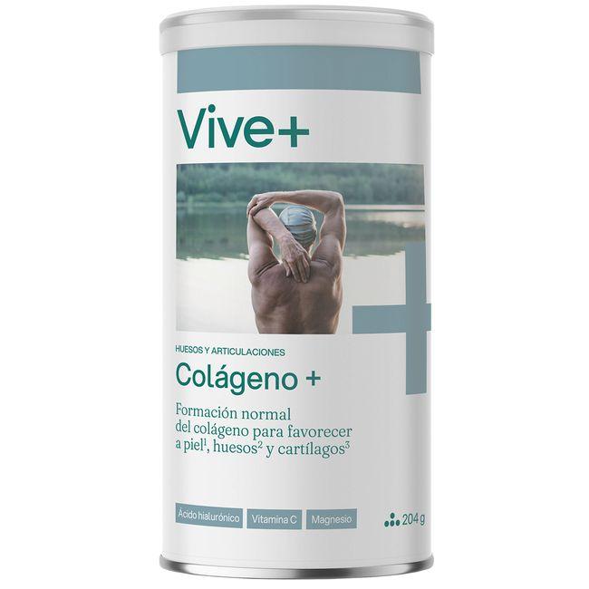 Eroski Colágeno-magnesio-ácido hialurónico VIVE+ lata 200 g