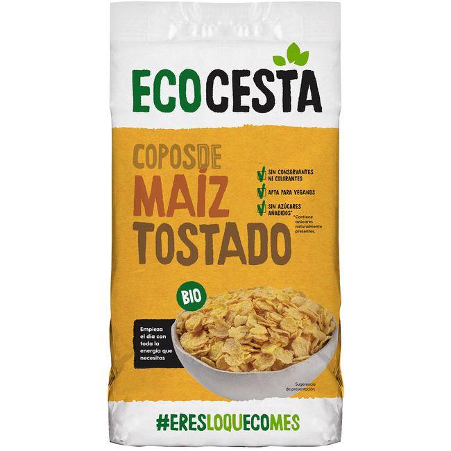 Eroski Copos de maíz tostado bio ECOCESTA bolsa 400 g