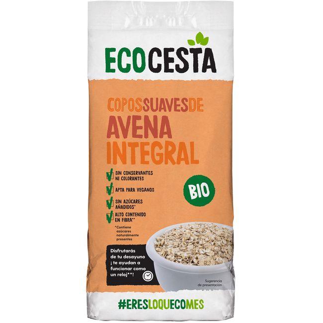 Eroski Copos Suaves De Avena Integral Bio ECOCESTA Bolsa 500 G