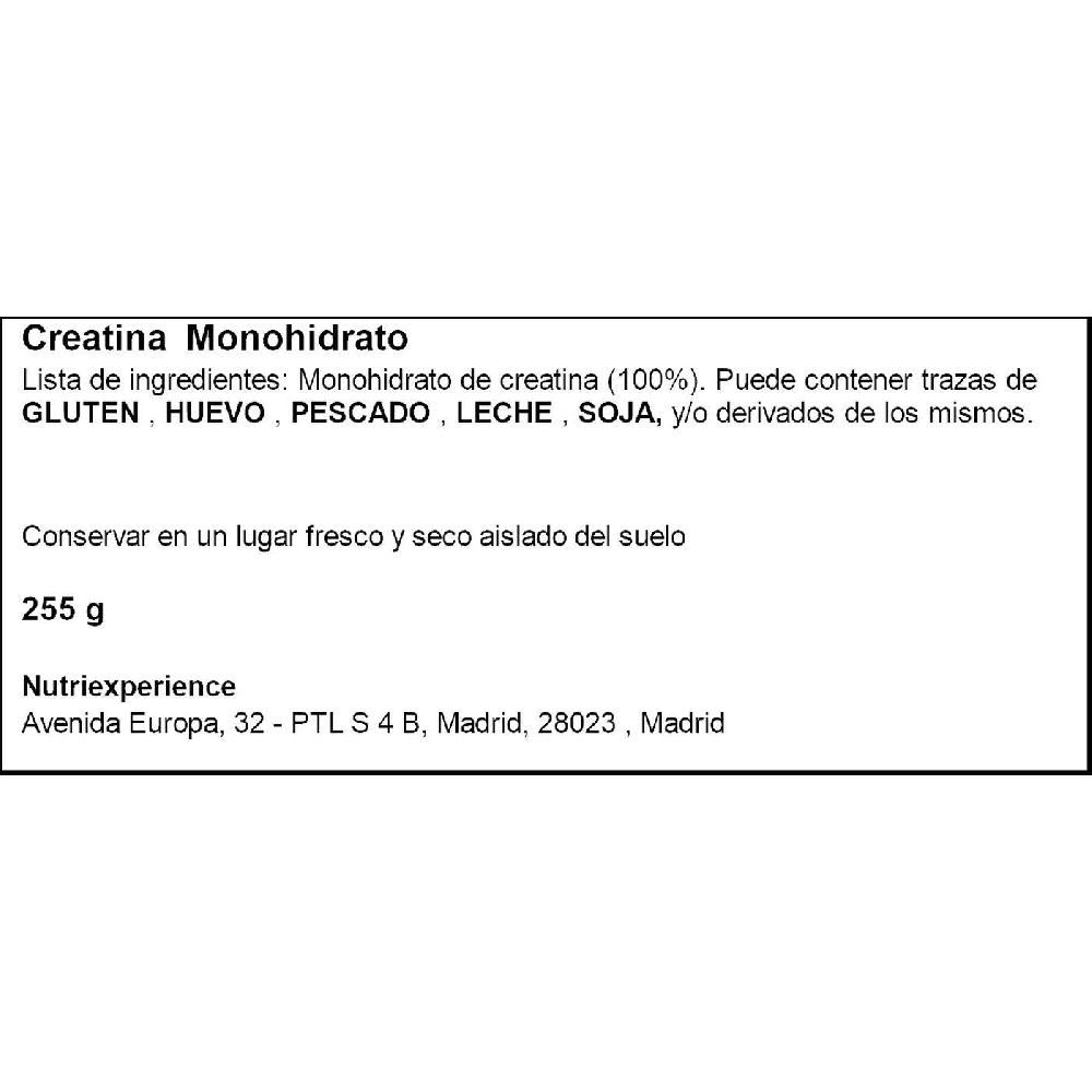 Eroski Creatina Monohidrato Sabor Neutro JUST LOADING Bote 255 G