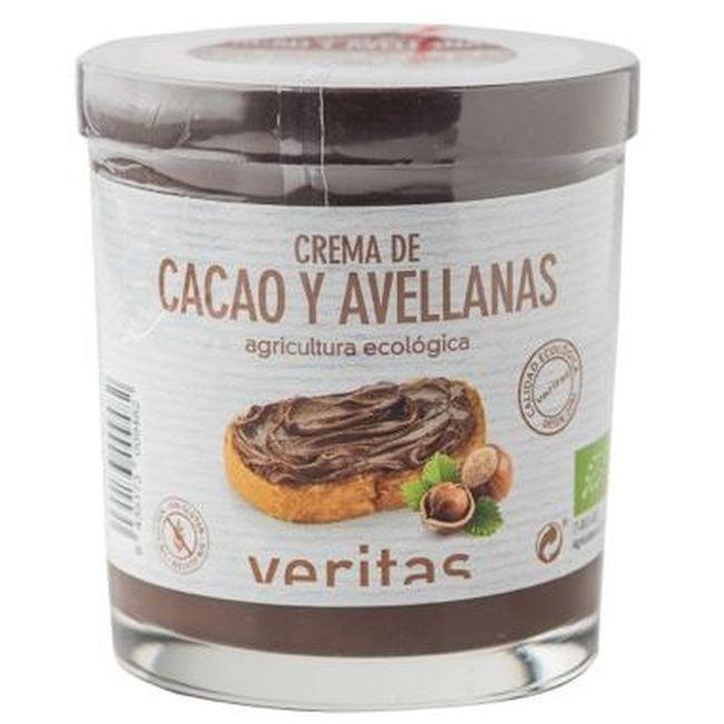 Eroski Crema de cacao-avellanas VERITAS frasco 200 g