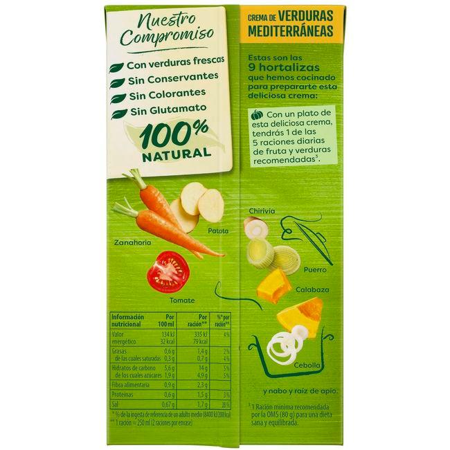 Eroski Crema De Verduras Mediterránea KNORR Brik 500 Ml