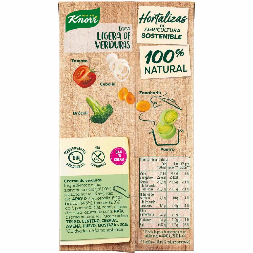 Eroski Crema Ligera De Verduras KNORR LAS CLÁSICAS Brik 500 Ml