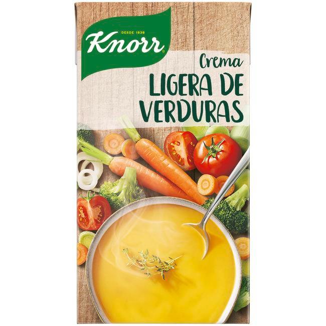 Eroski Crema ligera de verduras KNORR LAS CLÁSICAS brik 500 ml