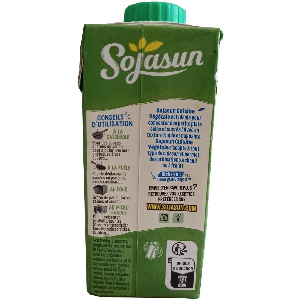 Eroski Crema Para Cocinar Vegetal SOJASUN Brik 200 Ml
