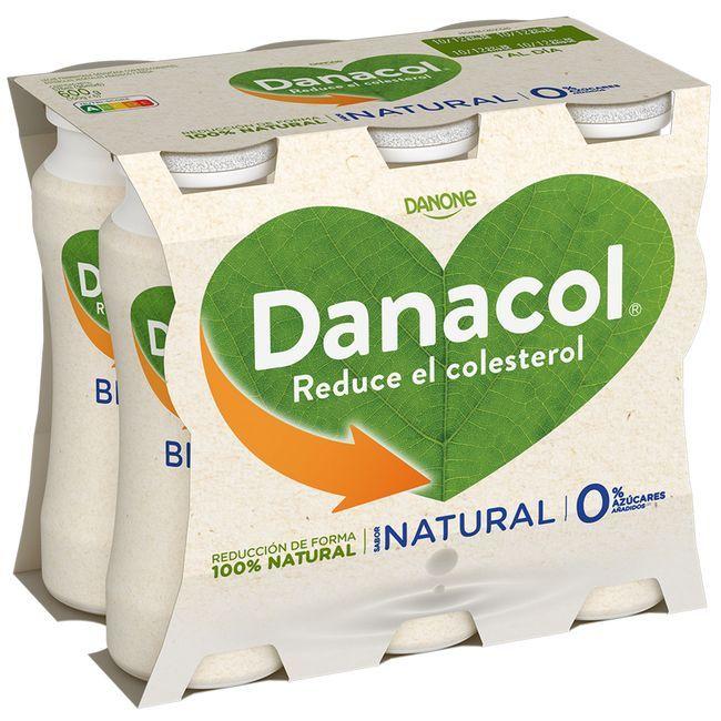 Eroski Danacol para beber natural DANONE pack 6x100 ml