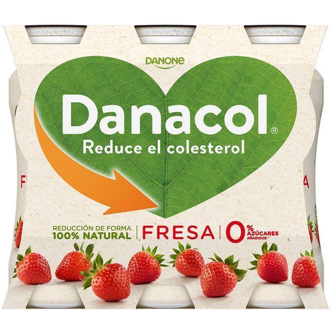 Eroski Danacol Para Beber Sabor Fresa DANONE Pack 6x100 Ml