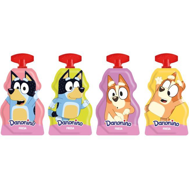 Eroski Danonino Para Llevar Sabor Fresa DANONE Pack 4x70 G