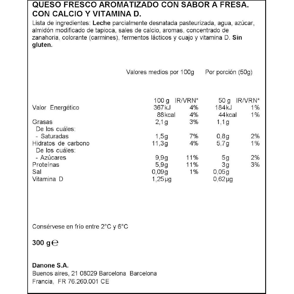 Eroski Danonino Petit Sabor Fresa DANONE Pack 6x50 G
