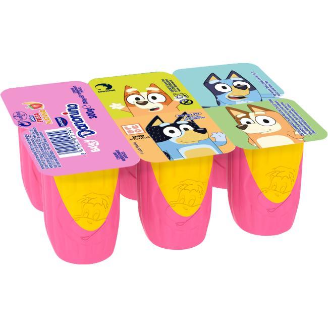 Eroski Danonino Petit sabor fresa-plátano DANONE pack 6x50 g