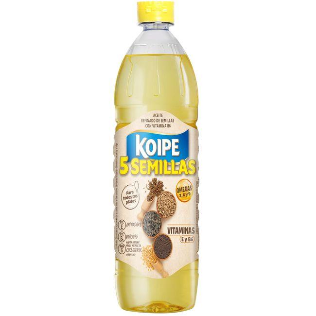 Eroski Aceite 5 semillas KOIPE botella 75 cl