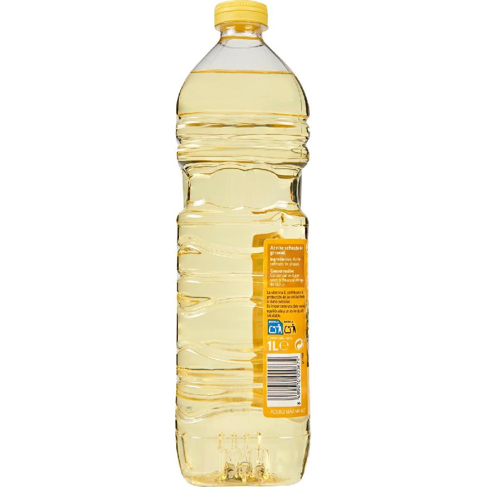Eroski Aceite De Girasol EROSKI Botella 1 Litro