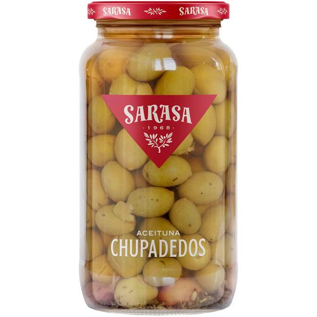 Eroski Aceituna chupadedos SARASA frasco 520 g