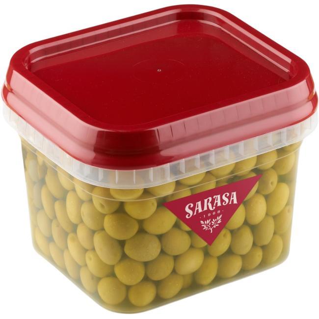 Eroski Aceituna chupadedos SARASA tarrina 2 1 kg