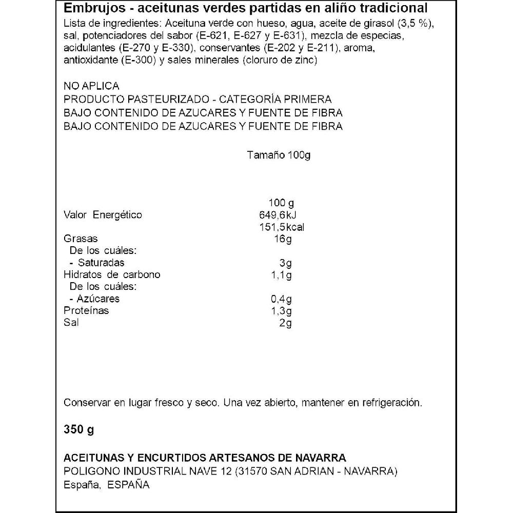Eroski Aceituna Embrujos M. ACEITUNEROS Lata 185 G