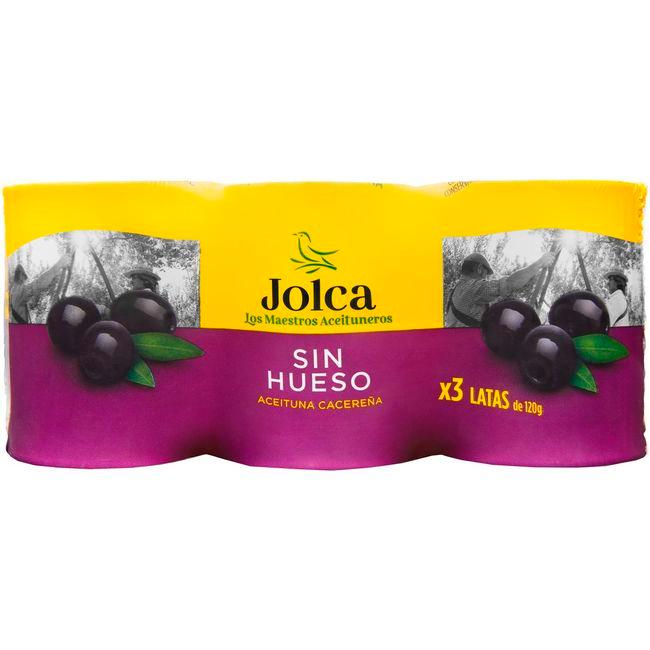 Eroski Aceituna negra sin hueso JOLCA pack 3x50 g