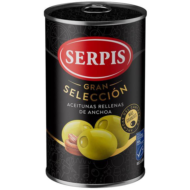 Eroski Aceituna rellena SERPIS lata 130 g