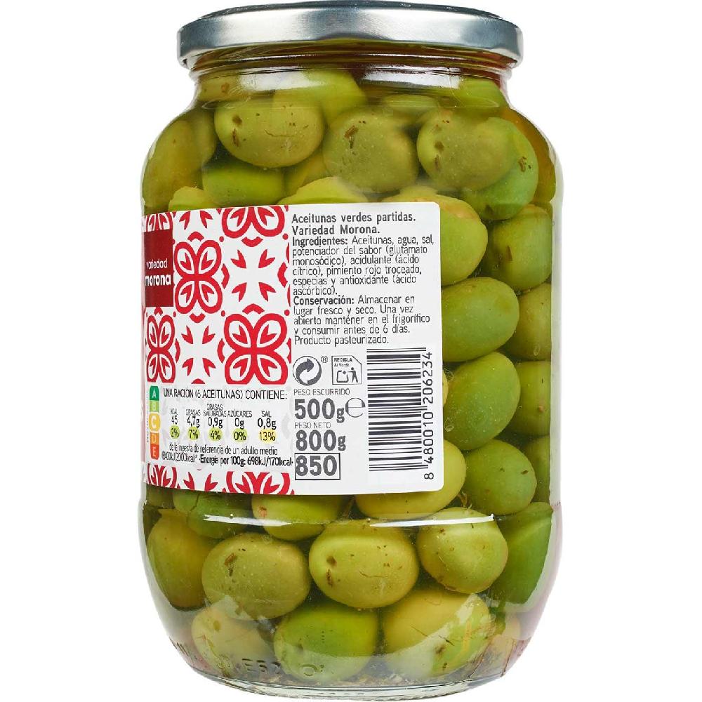 Eroski Aceitunas Chupadedos EROSKI Frasco 500 G
