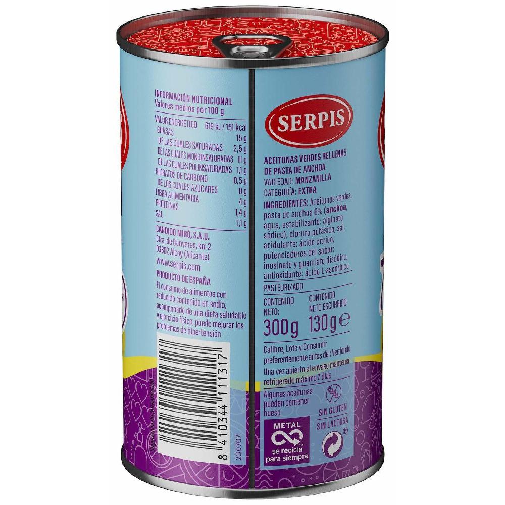 Eroski Aceitunas SERPIS BENEFIT Lata 130 G