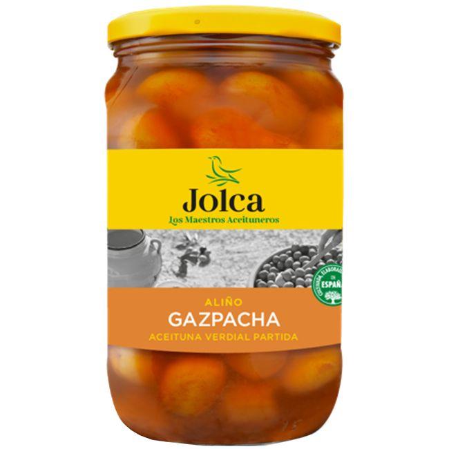 Eroski Aceitunas verde gazpacho JOLCA frasco 720 g