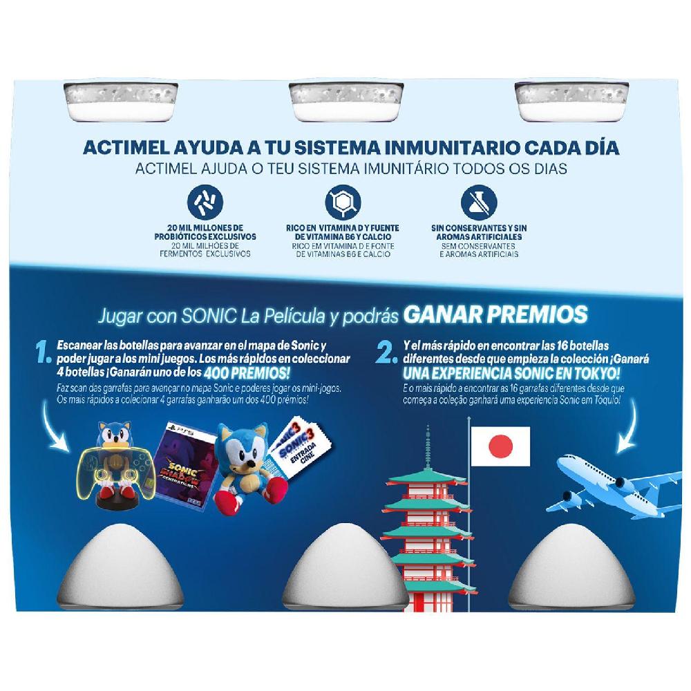 Eroski Actimel Kids Natural ACTIMEL Pack 6x100 G